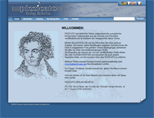 Tablet Screenshot of pizzicato.ch
